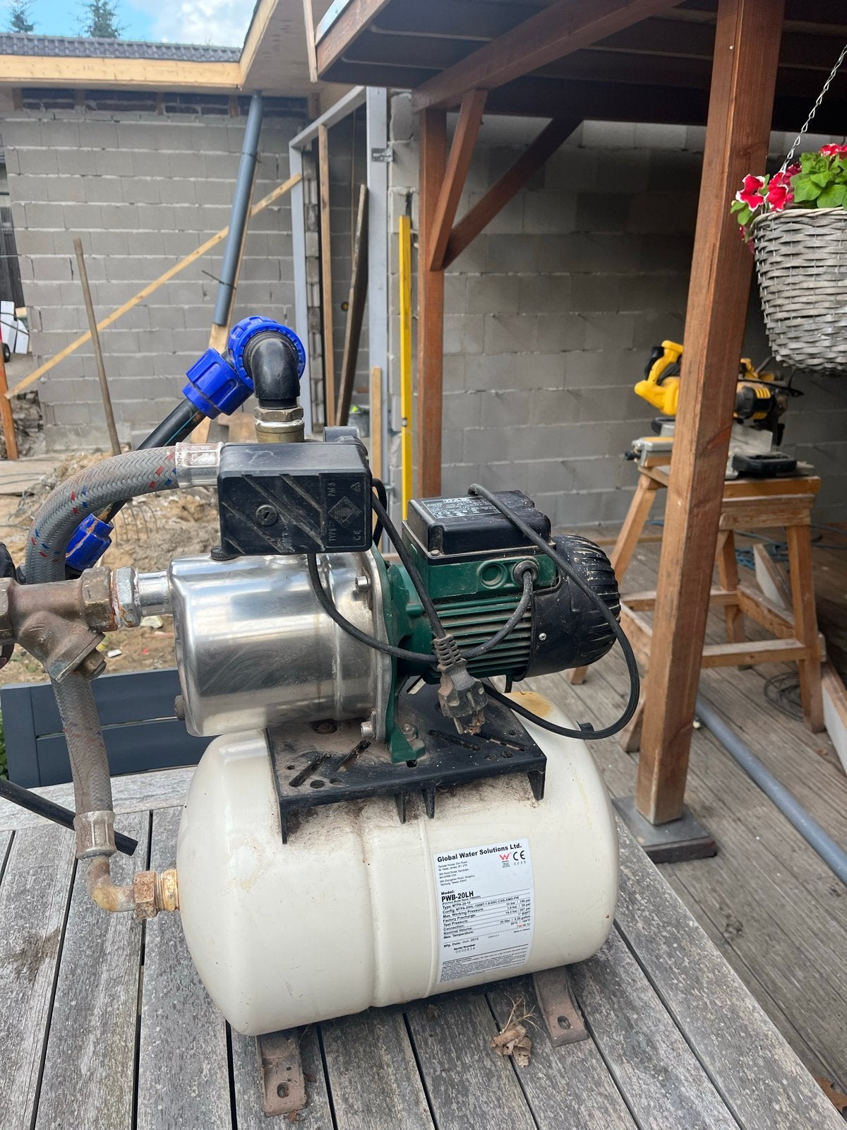 DAB Jetinox 82 M Hydrofoorpomp - RVS pomphuis, Ophalen, Zo goed als nieuw, Elektrisch, Hydrofoorpomp