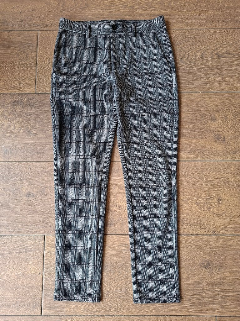 broek, geruit. Mt xs. Clean cut Copenhagen. Zwart/grijs., Msch Copenhagen, Zwart, Ophalen of Verzenden, Zo goed als nieuw