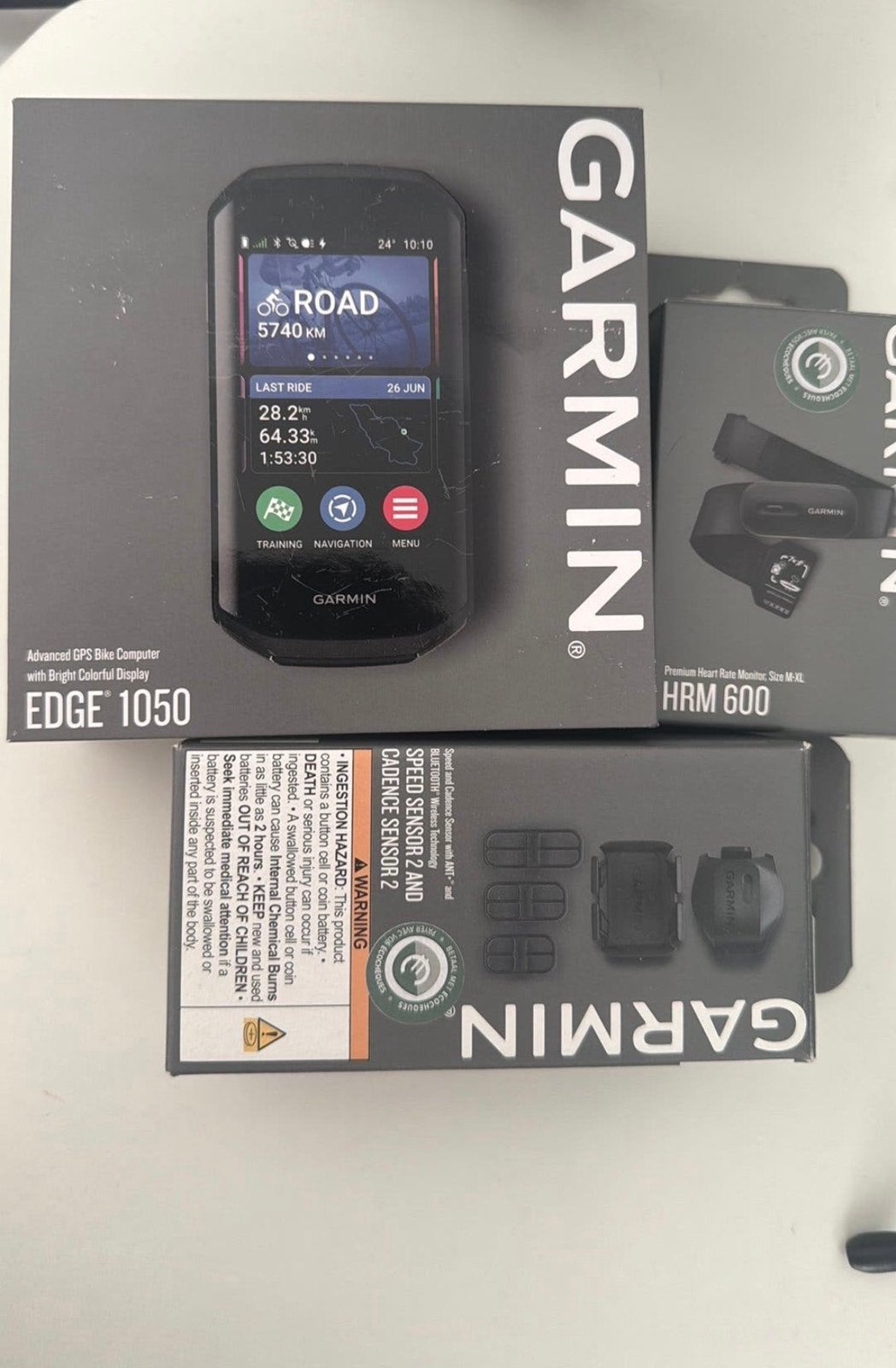 Garmin edge 1050 bundel, Fietsen en Brommers, Ophalen of Verzenden, Nieuw