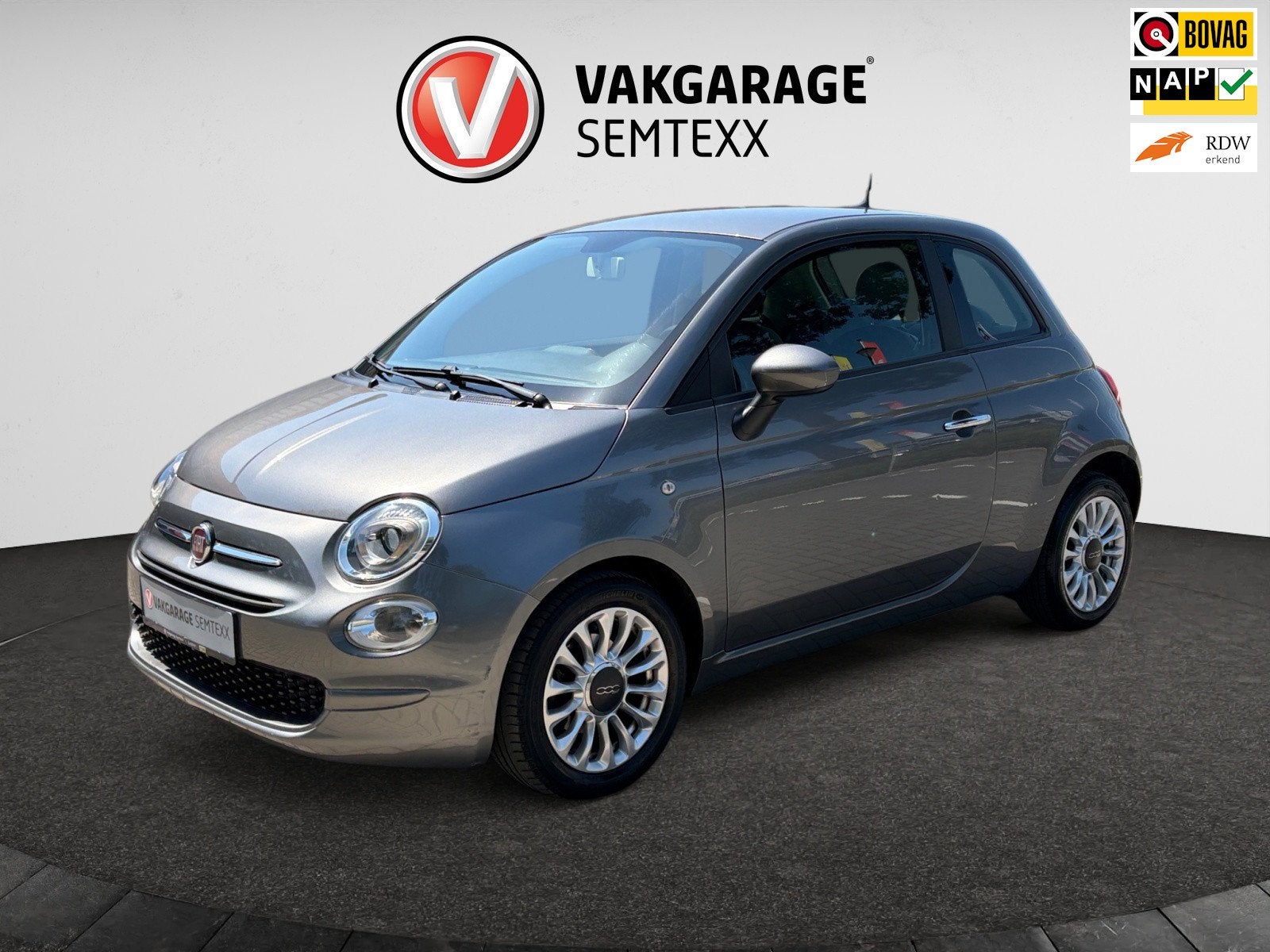 Fiat 500 0.9 TwinAir Turbo Popstar | Automaat | Airco | 2de, Gebruikt, Origineel Nederlands, Bedrijf, 915 kg