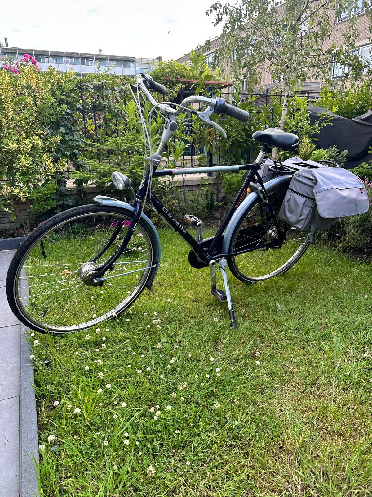 Gazelle fiets met 7 versnellingen en fietstassen, Ophalen, Gebruikt, Gazelle, Versnellingen