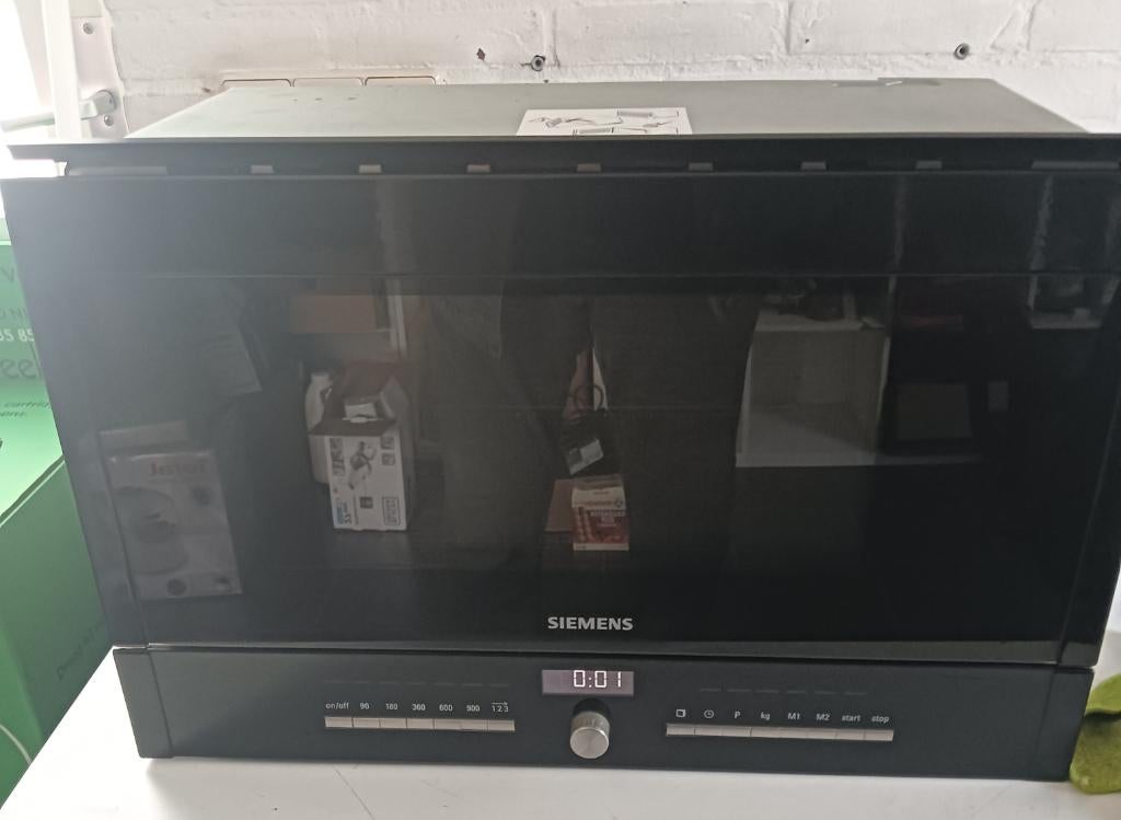 Siemens HF25M6L2 inbouw magnetron inhoud 21 liter, Witgoed en Apparatuur, Magnetrons, Ophalen, Gebruikt, Magnetron, Inbouw