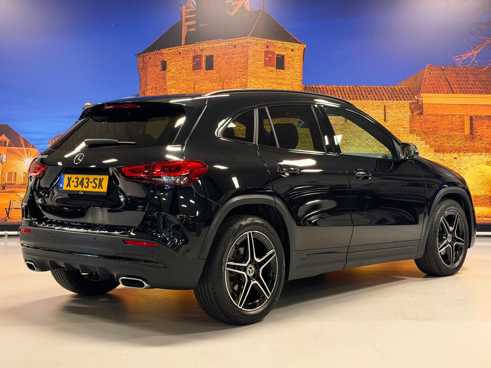 Mercedes-Benz GLA-klasse 200 AMG Line Automaat Camera LED Ca, Dealer onderhouden, 15 km/l, 4 cilinders, Leder en Stof