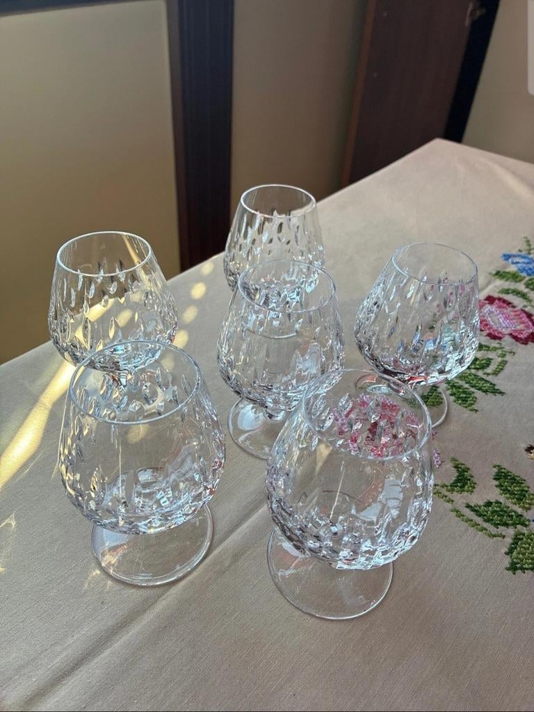 Set van 6 cognac glazen, Antiek en Kunst, Antiek | Glas en Kristal, Ophalen of Verzenden
