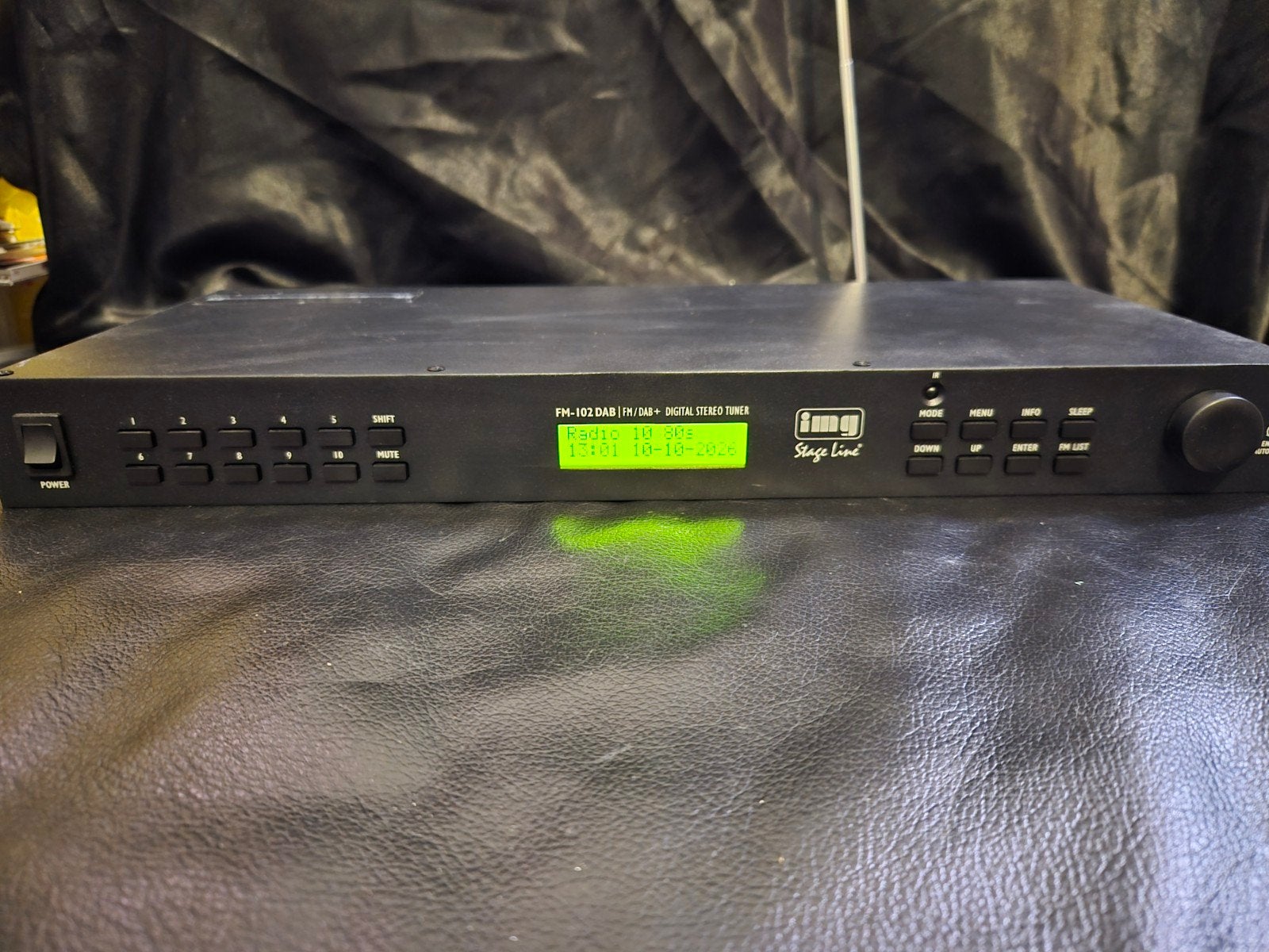 IMG Stage Line FM-102 DAB+ Digitale Stereo Tuner, Ophalen of Verzenden, Gebruikt, Radio