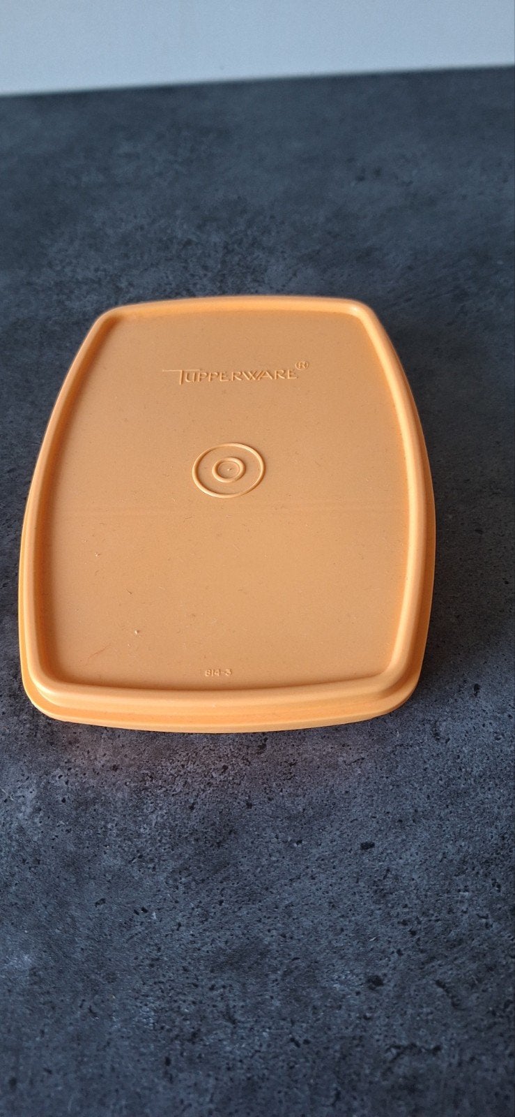 Tupperware lunchbox met compartimenten - Oranje, Gebruikt, Bewaardoos, Met compartimenten, Oranje
