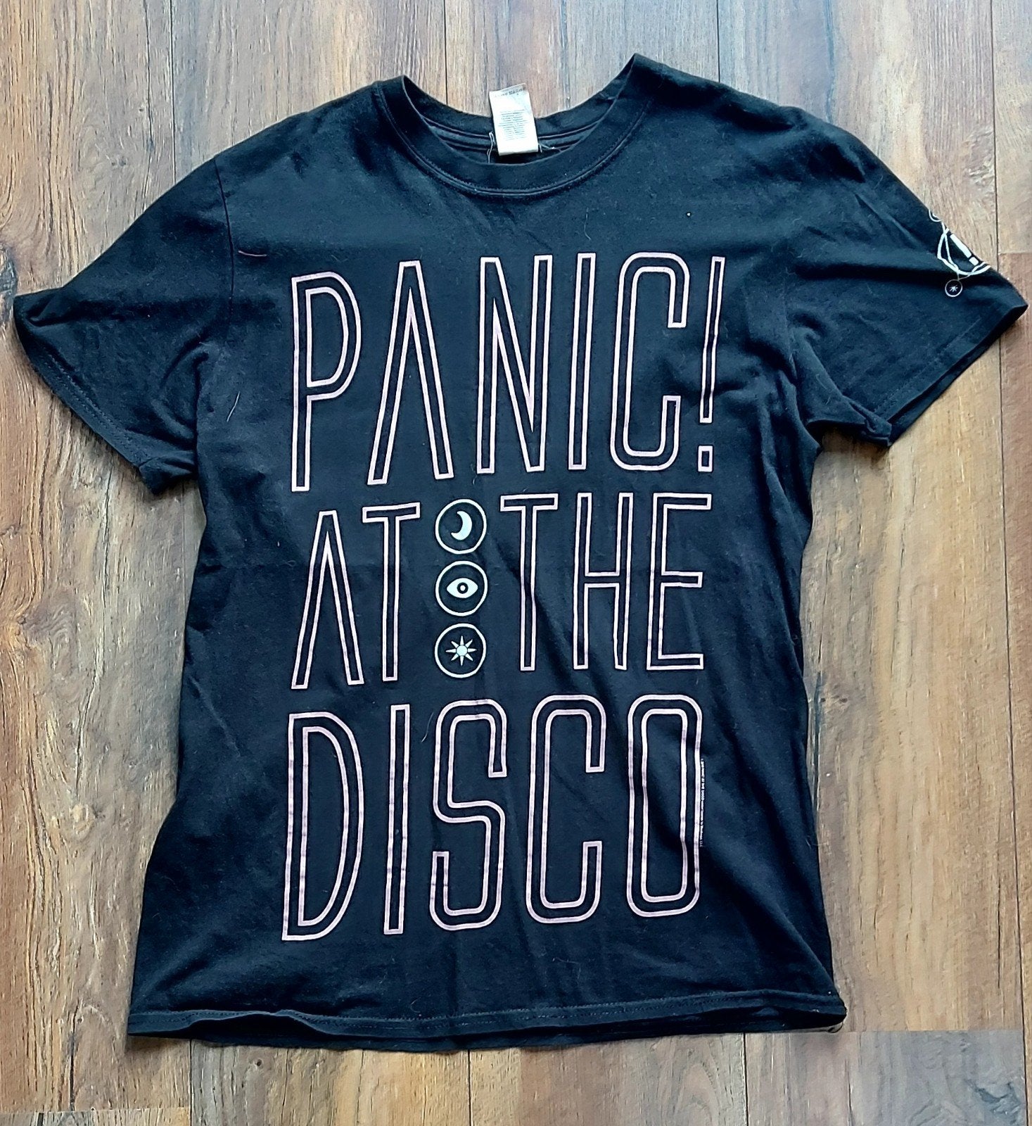 T shirt Panic! At the disco, Maat 48/50 (M), Zwart, Ophalen of Verzenden, Zo goed als nieuw
