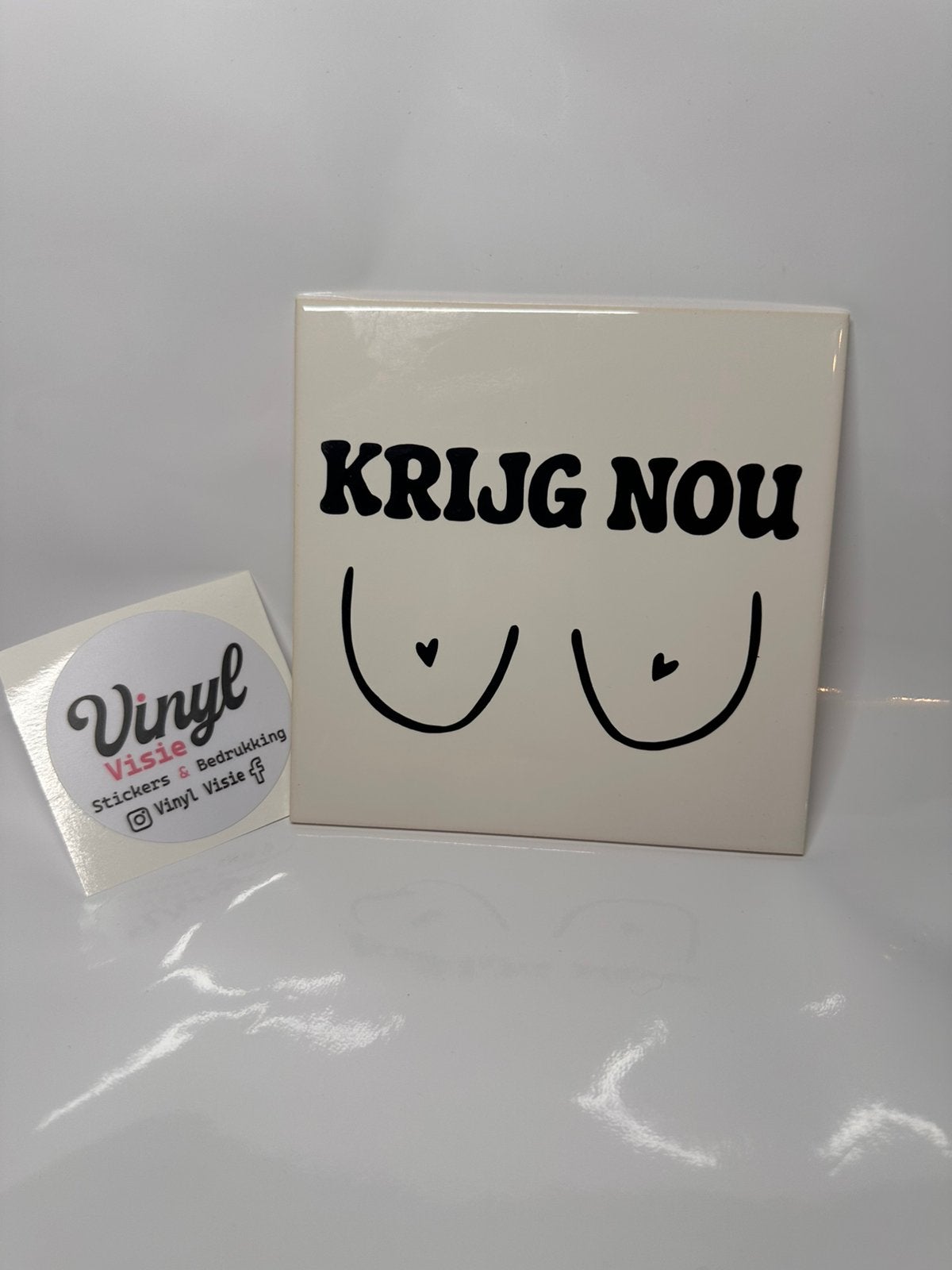 Handgemaakte tegeltje, Ophalen of Verzenden, Nieuw