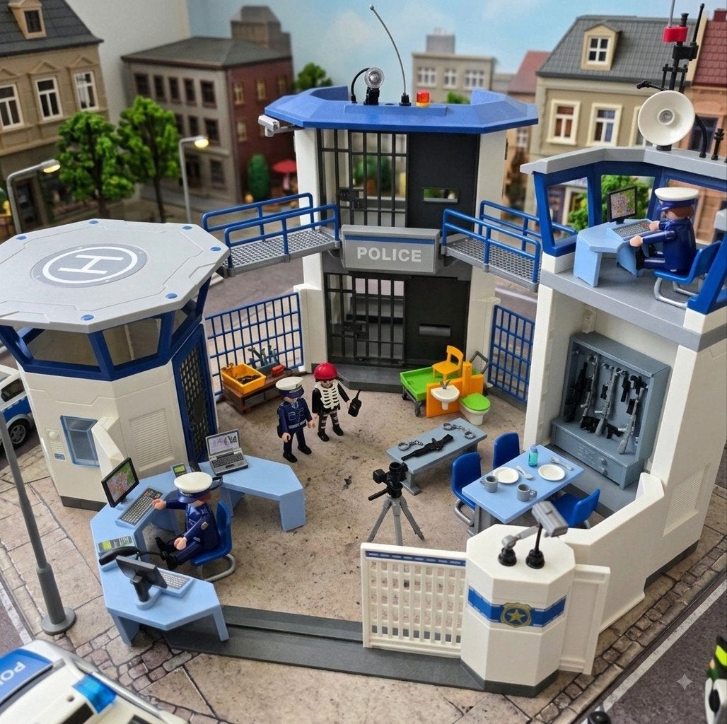 Playmobil Gevangenis 6872 - Gevangenis accessoires, Ophalen, Gebruikt, Gebouw, Complete set