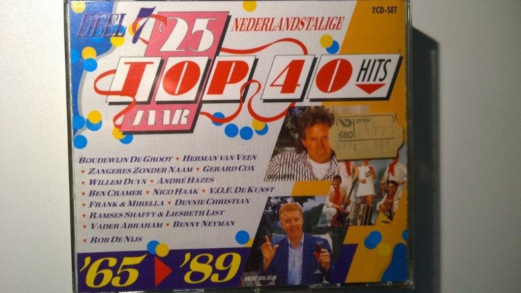 25 Jaar Nederlandstalige Top 40 Hits Deel 7 1965-1989, Ophalen of Verzenden, Zo goed als nieuw, Nederlandstalig, Album