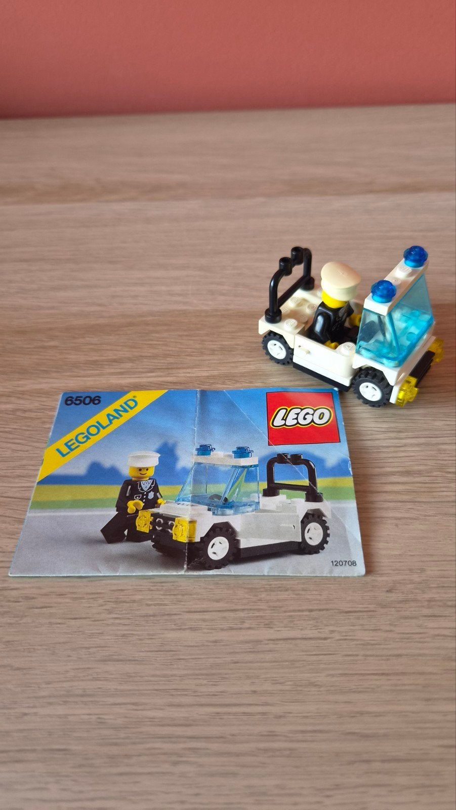 LEGO Legoland 6506 Politieauto met agent, Ophalen of Verzenden, Gebruikt, Overige merken
