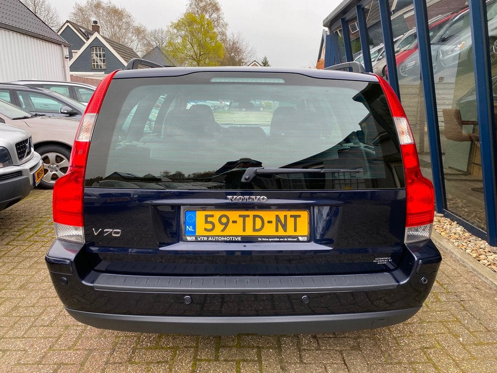 Volvo V70 2.4 Edition II Automaat & 74.000KM, Auto's, Volvo, Zwart, Blauw, 1498 kg, 2435 cc