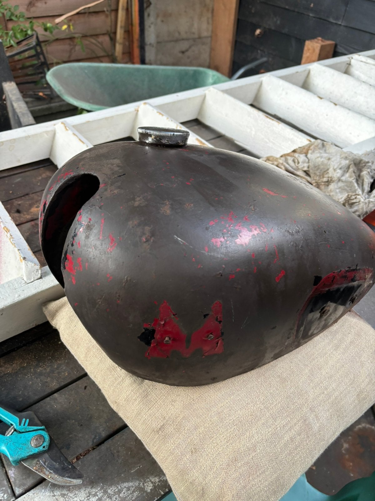 Matchless benzinetank G3L, Ophalen of Verzenden, Gebruikt