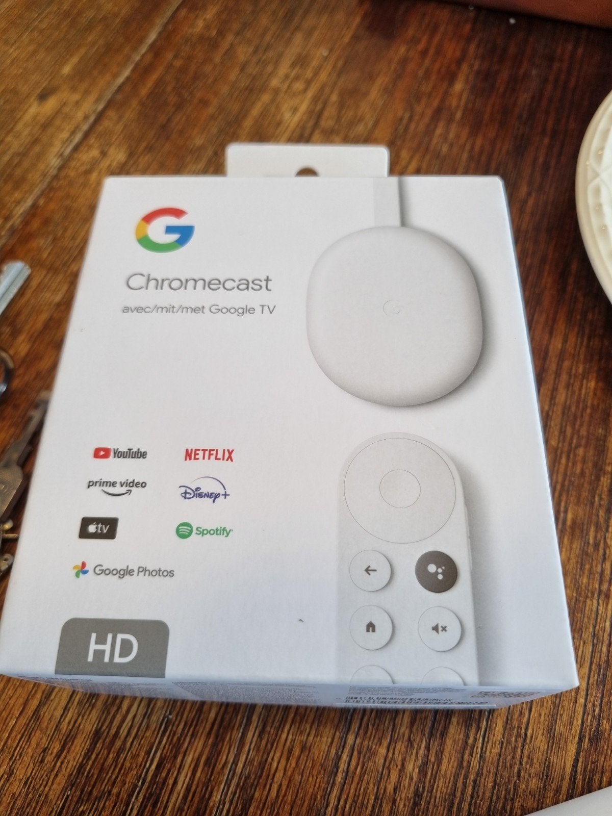 Google Chromecast met Google TV (HD), Ophalen of Verzenden, Nieuw