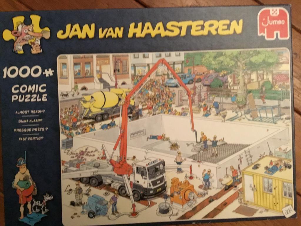 Jan van Haasteren puzzel, Ophalen, 500 t/m 1500 stukjes, Zo goed als nieuw