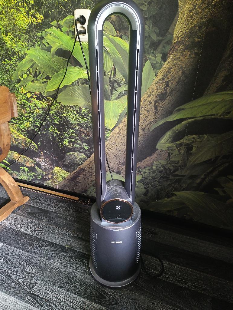 Hyundai bladloze staande ventilator v.d Action, Witgoed en Apparatuur, Ventilatoren, Statiefventilator, Ophalen