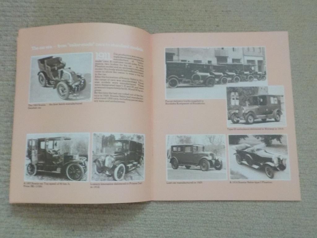 Saab Scania folder met de geschiedenis van het merk, Ophalen of Verzenden, Zo goed als nieuw, Overige merken, Diverse Auteurs