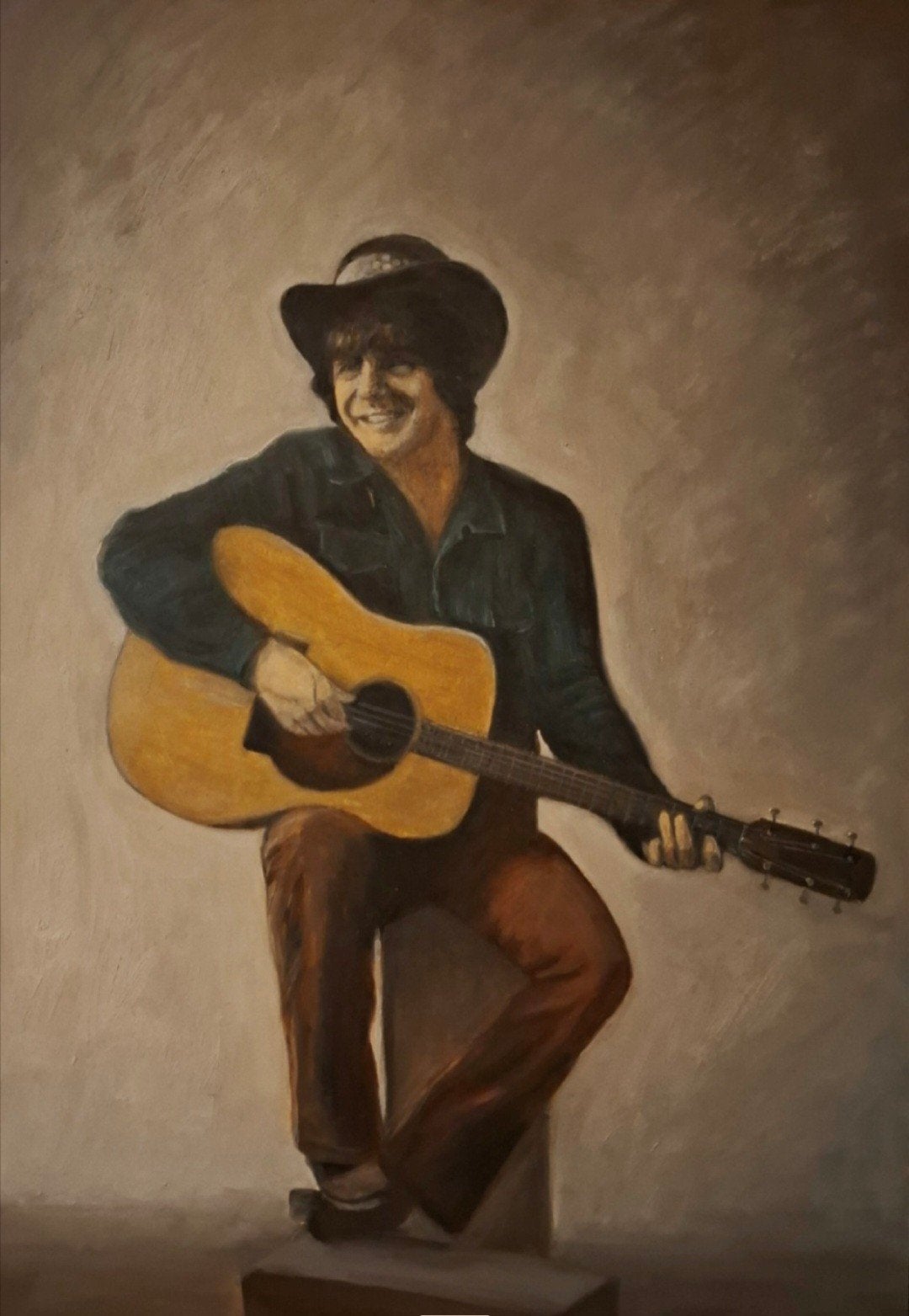 schilderij Don Everly, Ophalen of Verzenden