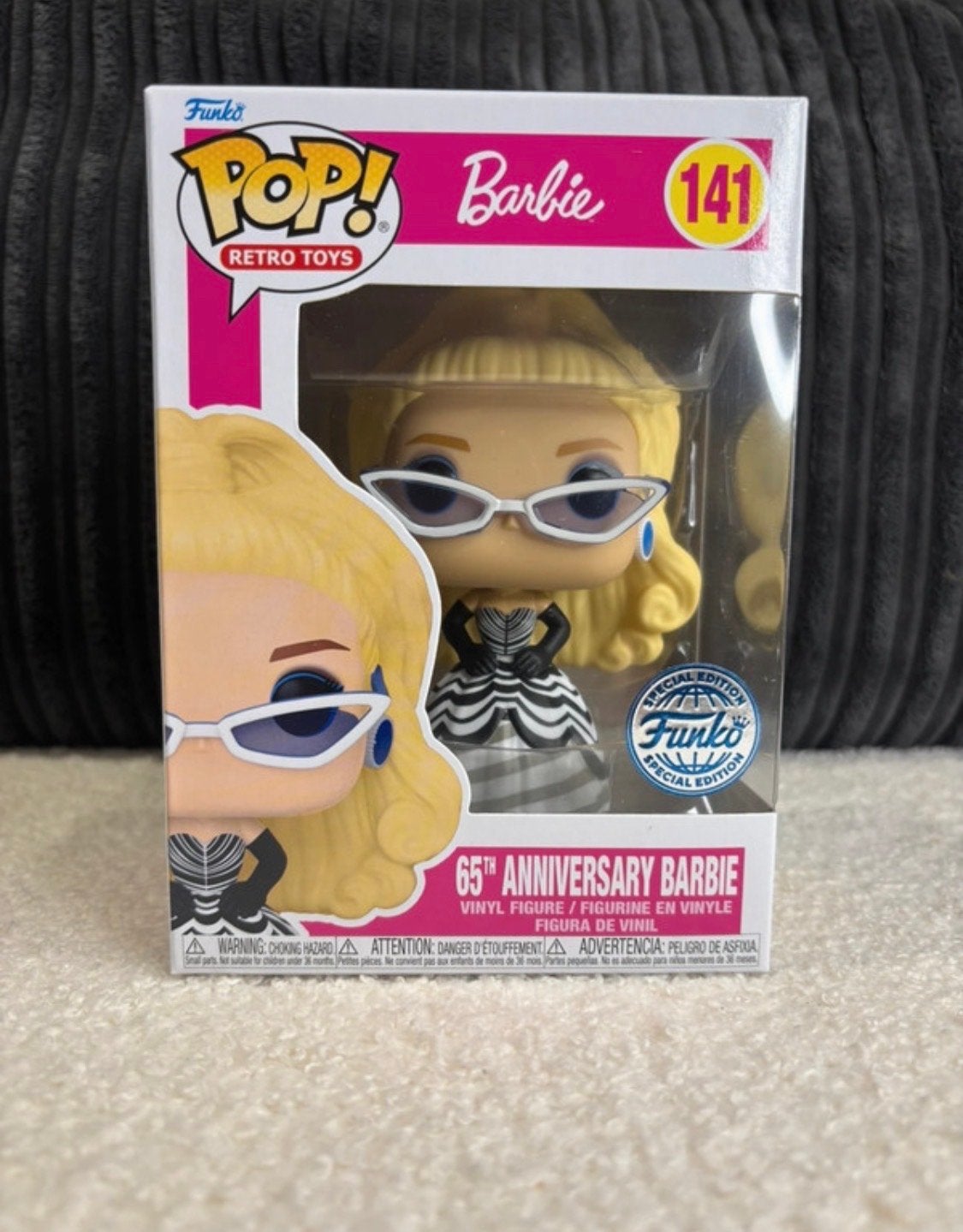 Funko Pop! Barbie 65th Anniversary (141) met Pop Protector, Nieuw, Ophalen of Verzenden, 2802 Wetmore Avenue, Everett, WA 98201, USA