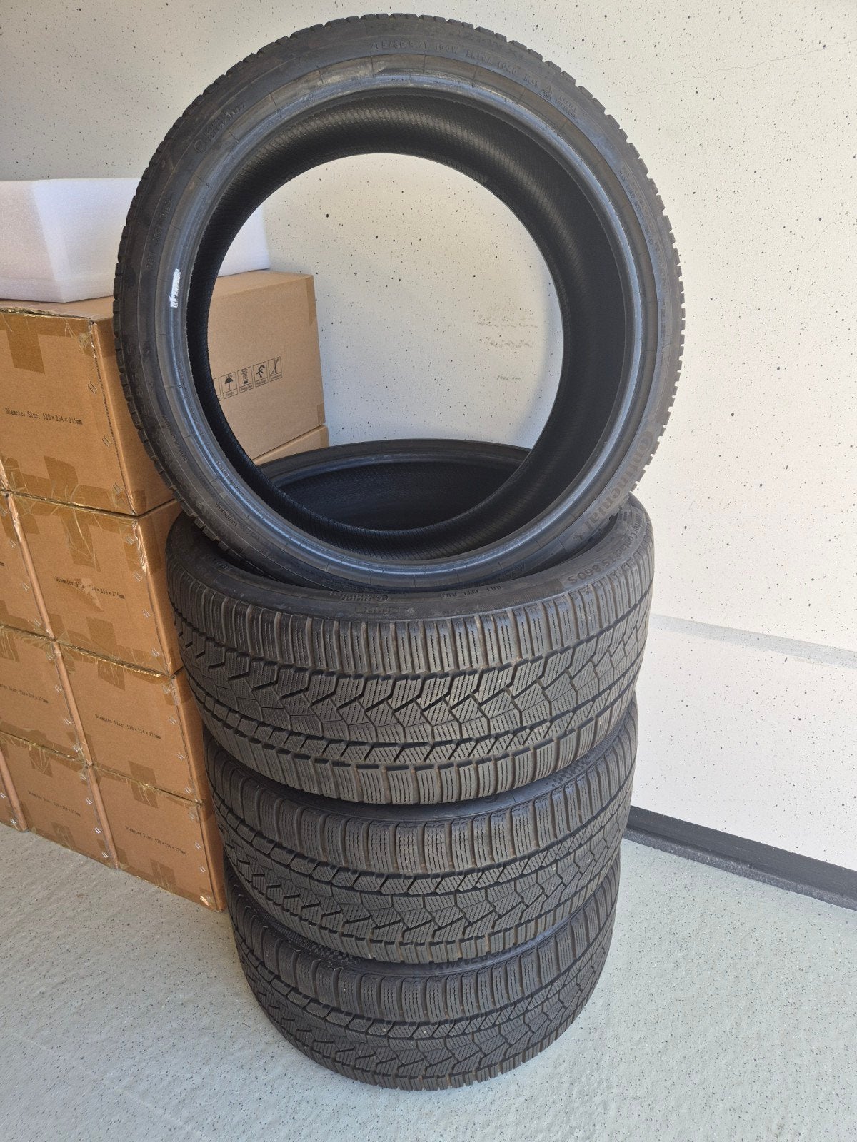 Continental WinterContact TS 860S 285/30 R211 winterbanden, Auto-onderdelen, Banden en Velgen, Ophalen, Gebruikt, 285 mm, Band(en)