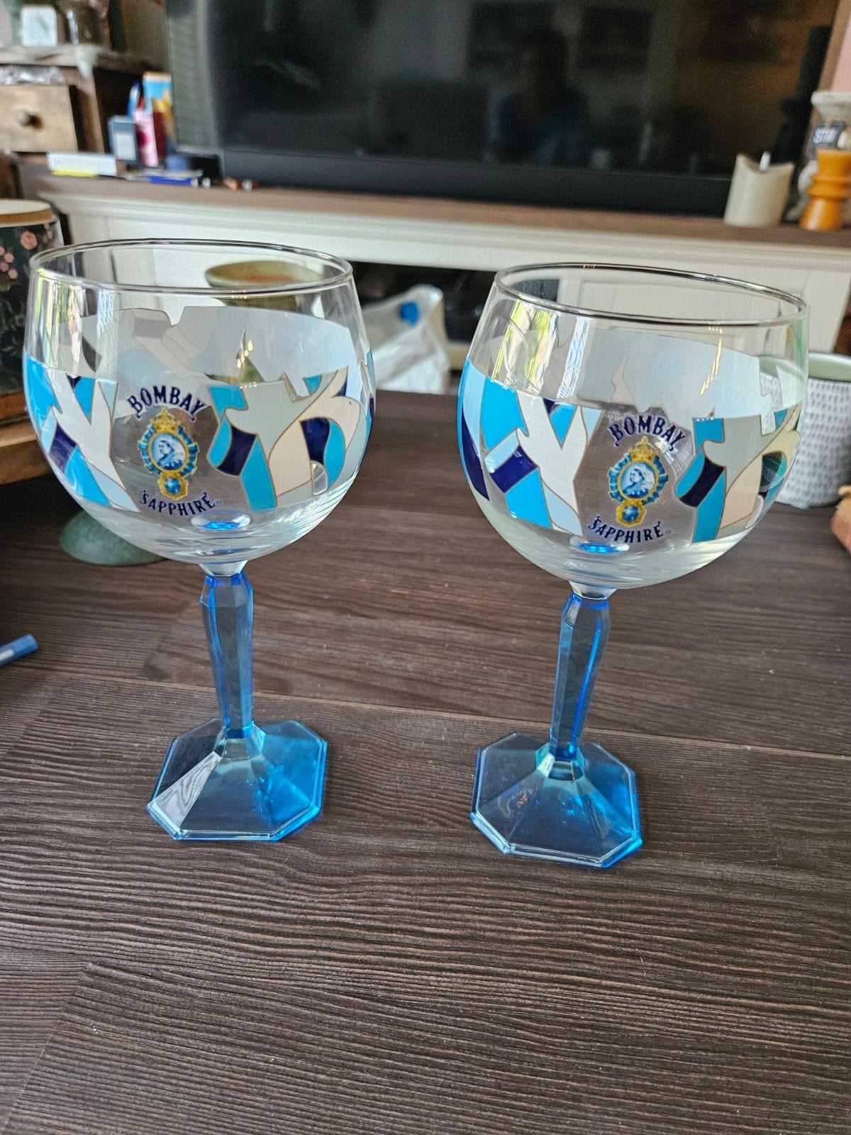 Bombay Sapphire Limited edition gin tonic glas, Ophalen of Verzenden, Zo goed als nieuw, Overige typen