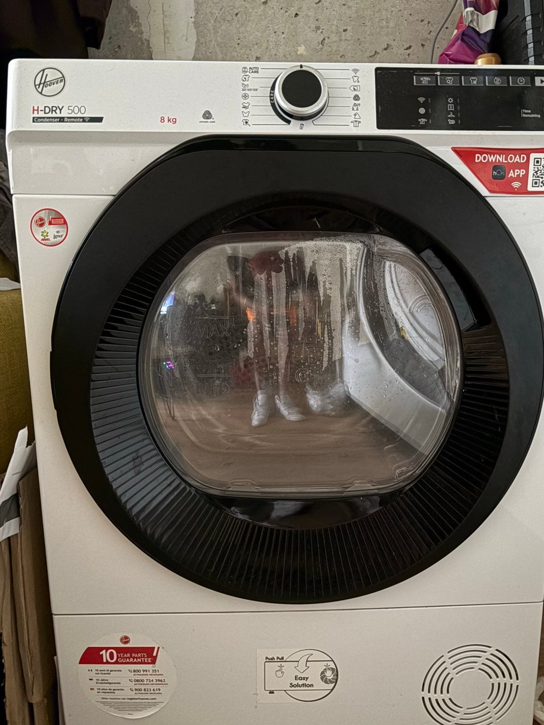 Droger H-DRY 500 Condensdroger 8 kg - Zo goed als nieuw, Ophalen, 8 tot 10 kg, Zo goed als nieuw, Voorlader