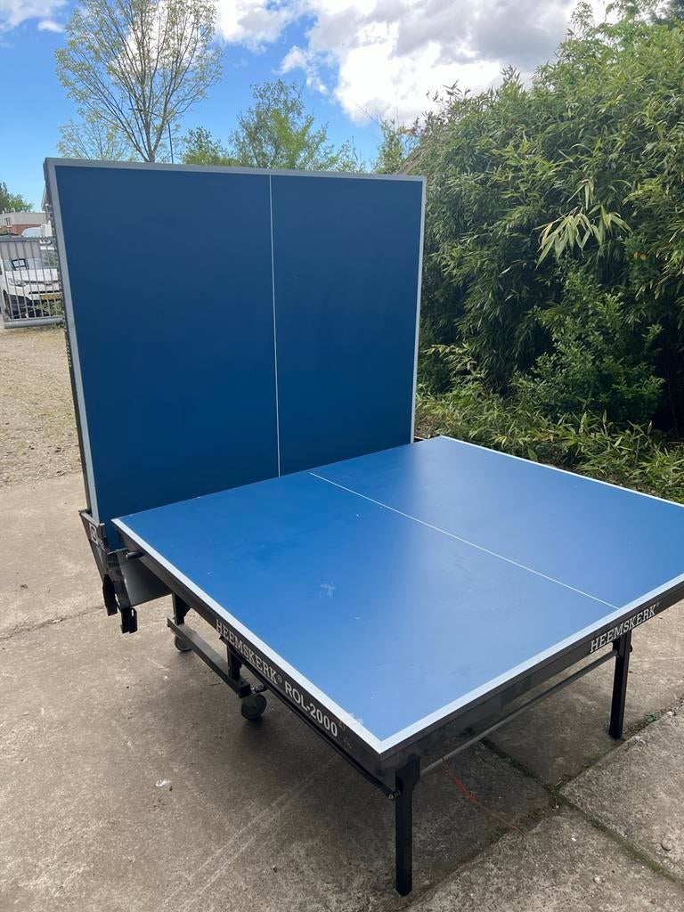 Heemskerk ROL-2000 Tafeltennistafel - Inklapbaar & Verrijdba, Ophalen, Zo goed als nieuw, Tafel Outdoor, Inklapbaar