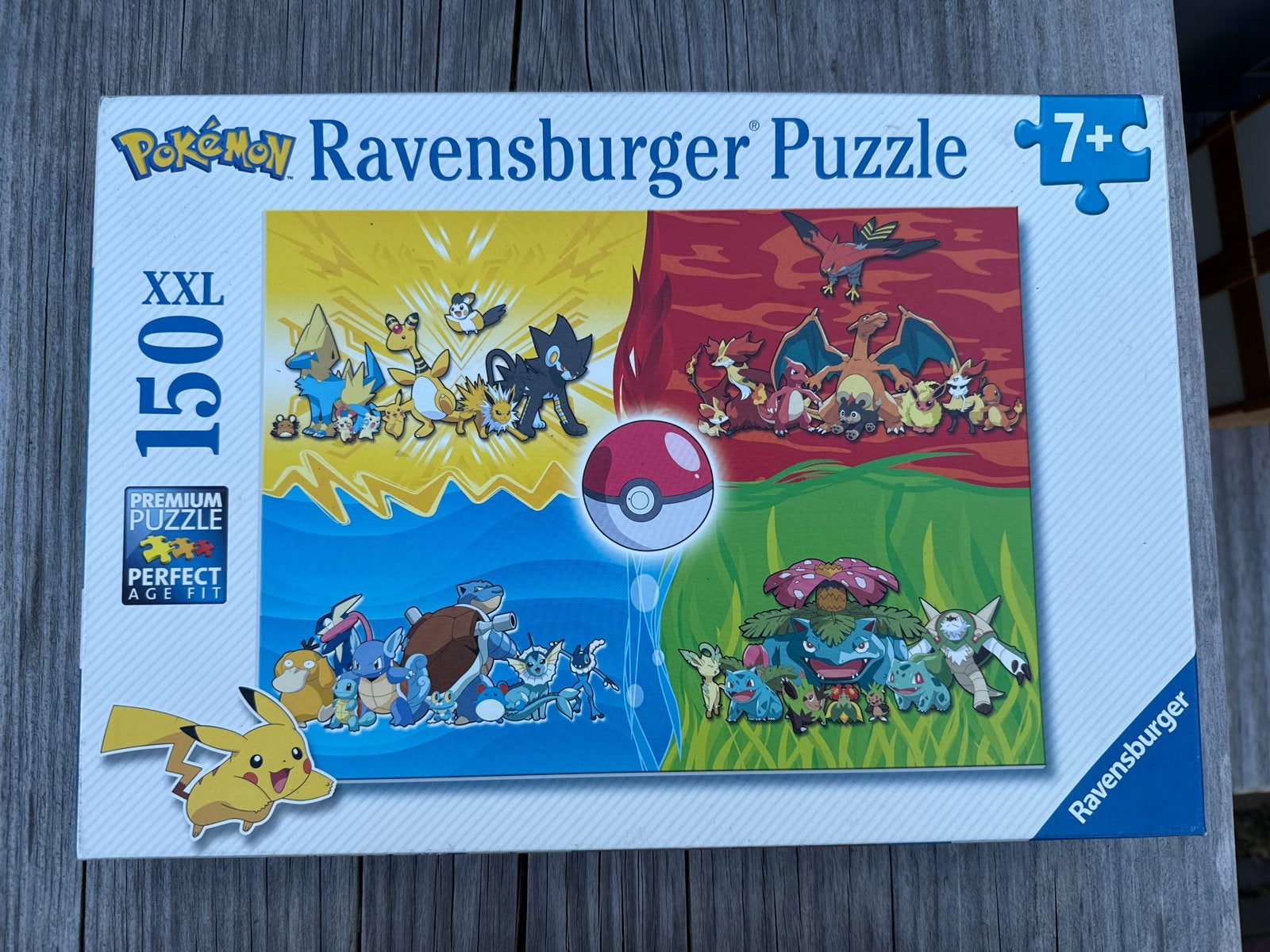 Pokémon Ravensburger XXL Legpuzzel 150 stukjes, Kinderen en Baby's, Speelgoed | Kinderpuzzels, Ophalen, Zo goed als nieuw, 6 jaar of ouder