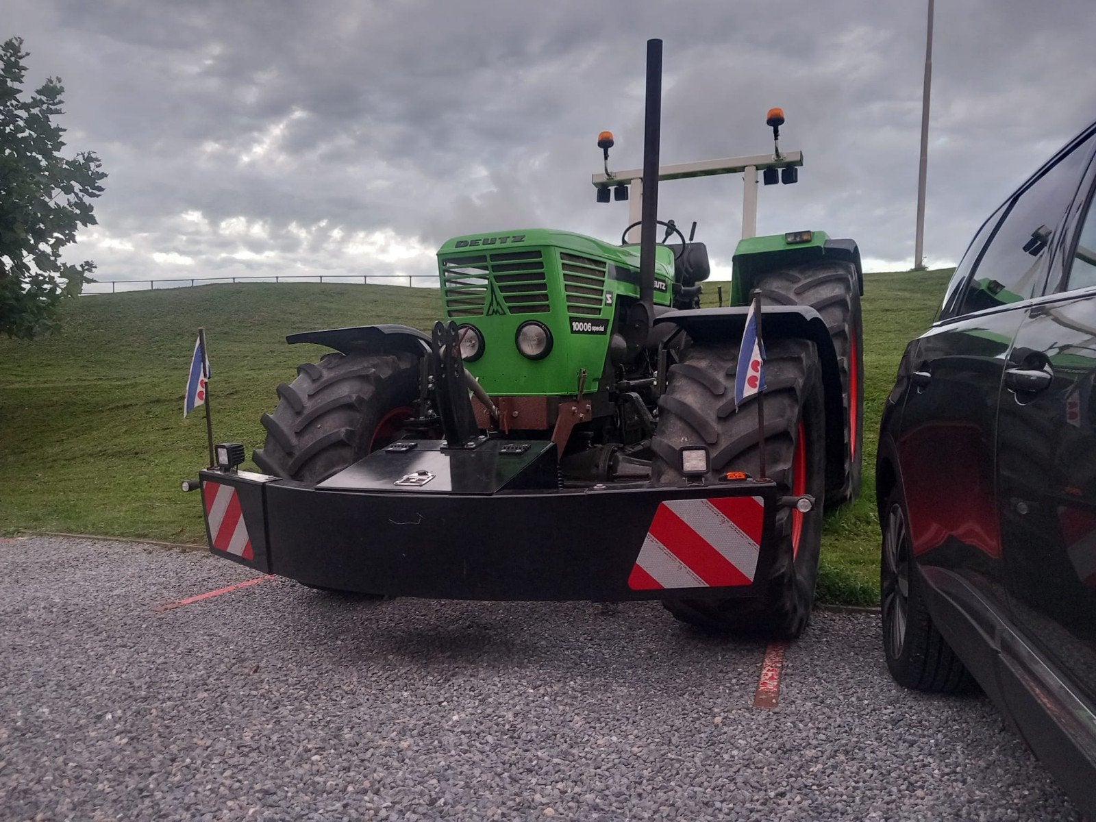 Deutz trekker tractor 1978 nieuwe koppeling kenteken 10006, Ophalen, 80 tot 120 Pk, Deutz - Fahr, Oldtimer