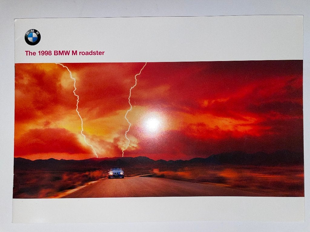 1998 BMW M Roadster Cabriolet Z3 brochure folder Engels, Ophalen of Verzenden, Zo goed als nieuw, BMW
