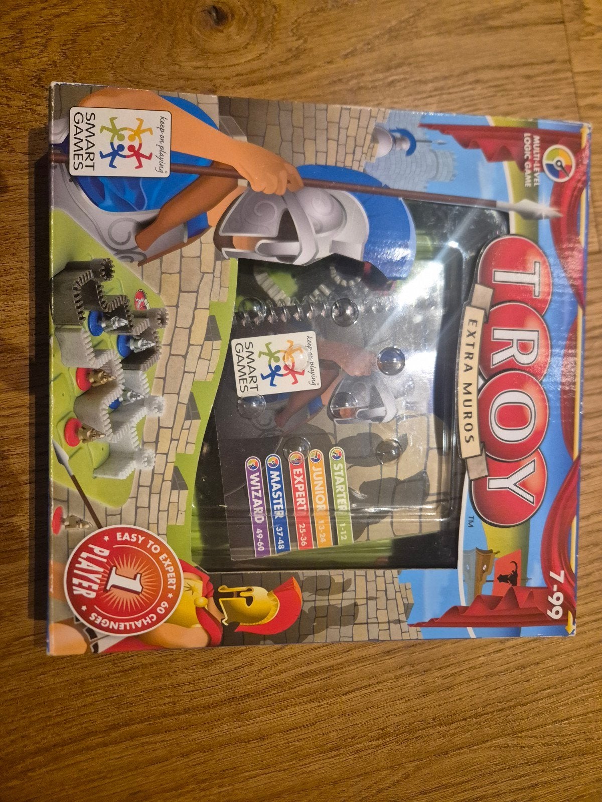 Smart Games Troy Extra Muros - Compleet Logica Spel, Een of twee spelers, Ophalen of Verzenden, Zo goed als nieuw, Smart Games