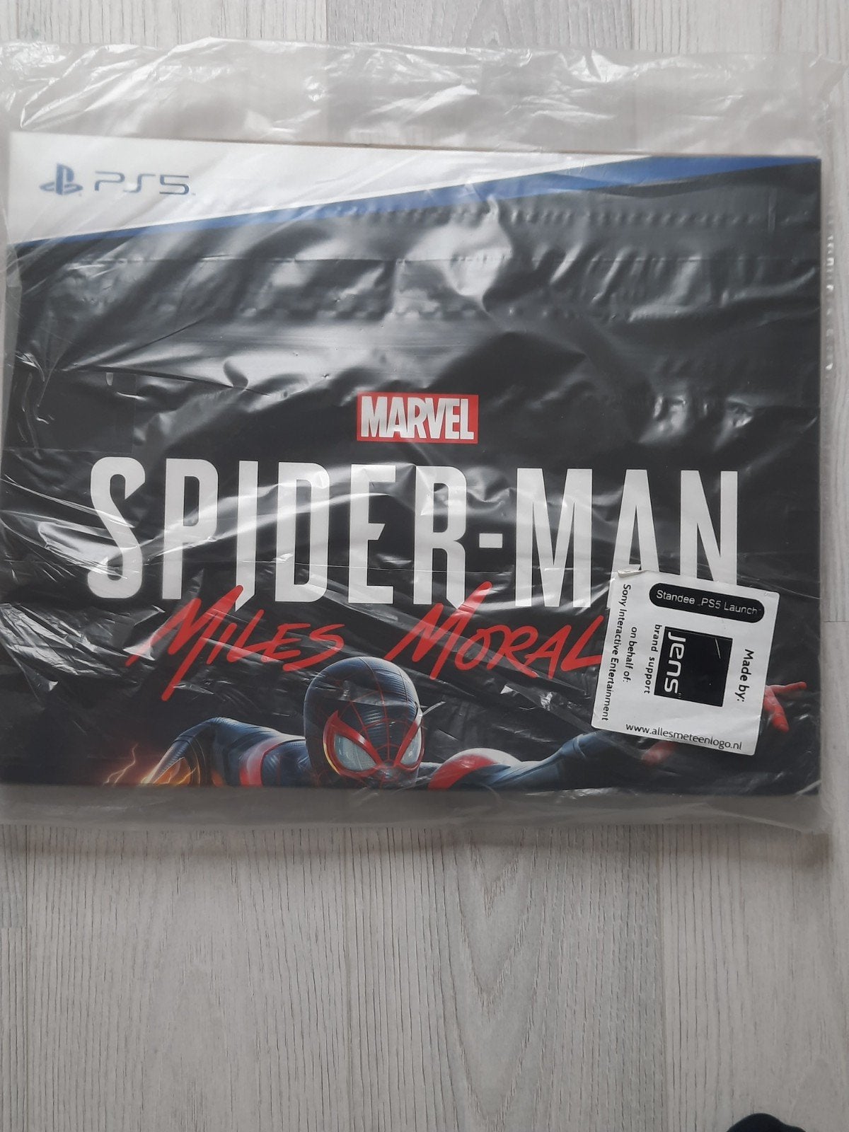 PlayStation 5 Spiderman Miles Morales schaars reclame promo, Spelcomputers en Games, Avontuur en Actie, Verzenden, 1 speler, Nieuw