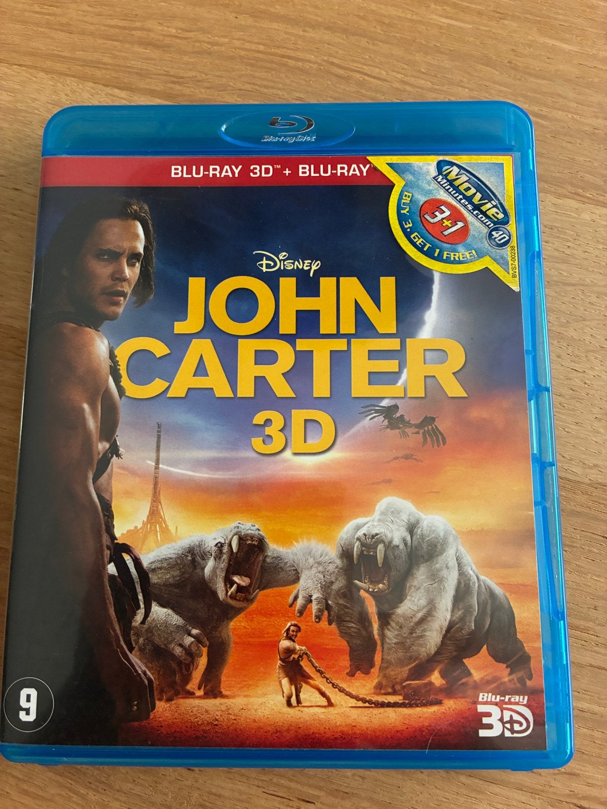 John Carter 3D Blu-ray - Avontuurlijke Sci-Fi Film, Engels, Nederlands, Film, Ophalen of Verzenden