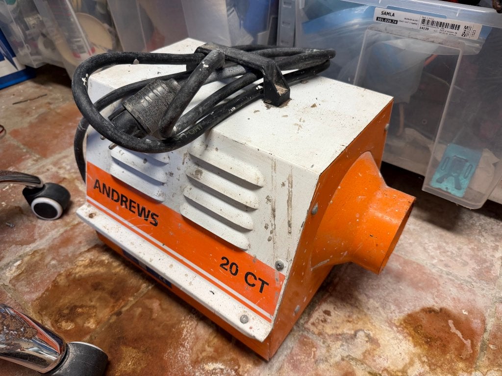 Andrews Sykes 20 CT Elektrische Bouwkachel - 3 kW (230V), 30 tot 80 cm, Gebruikt, Kachel, Minder dan 60 cm