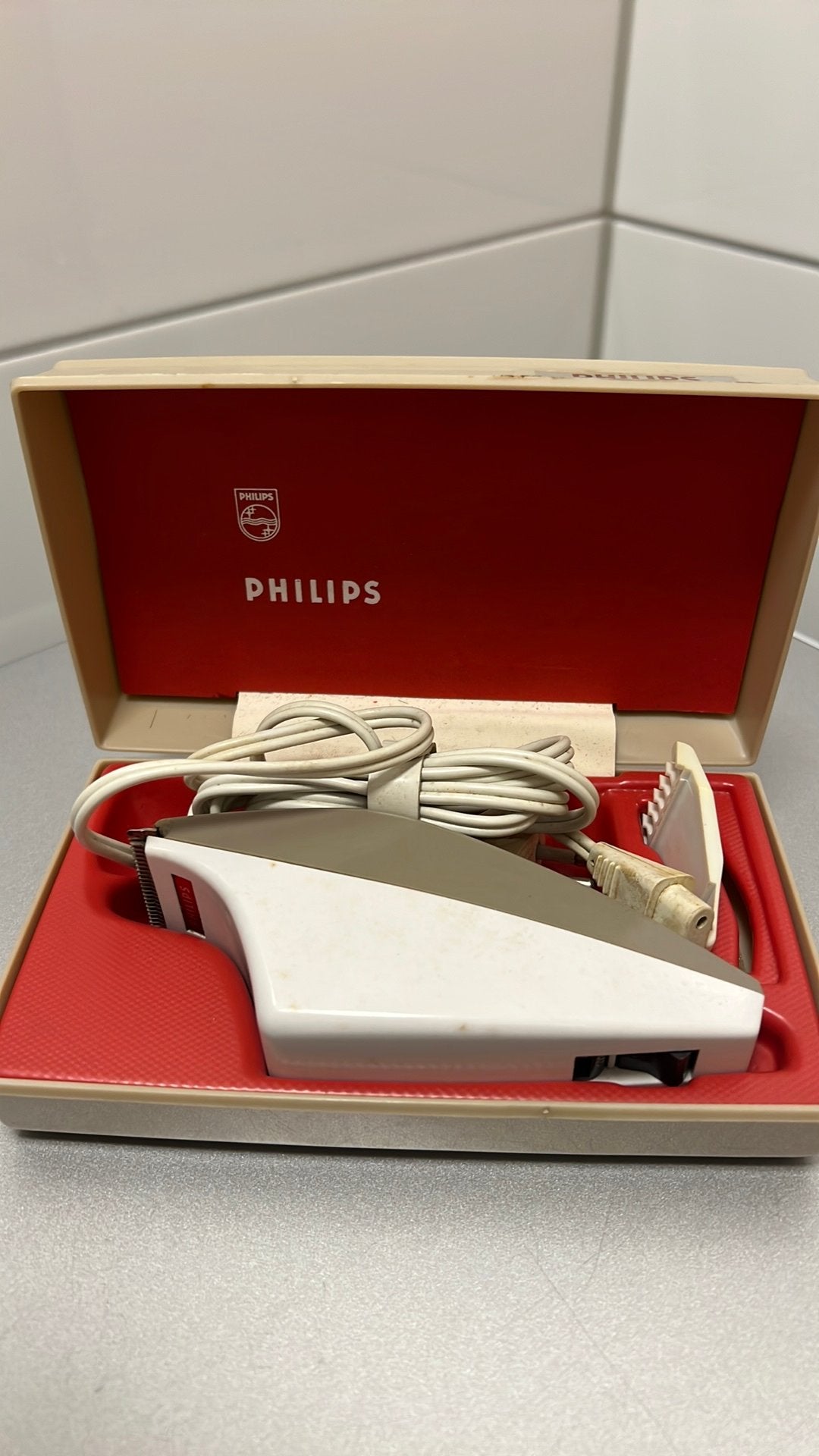 Vintage Philips tondeuse sc 8200, Verzenden, Zo goed als nieuw, Haarverzorging