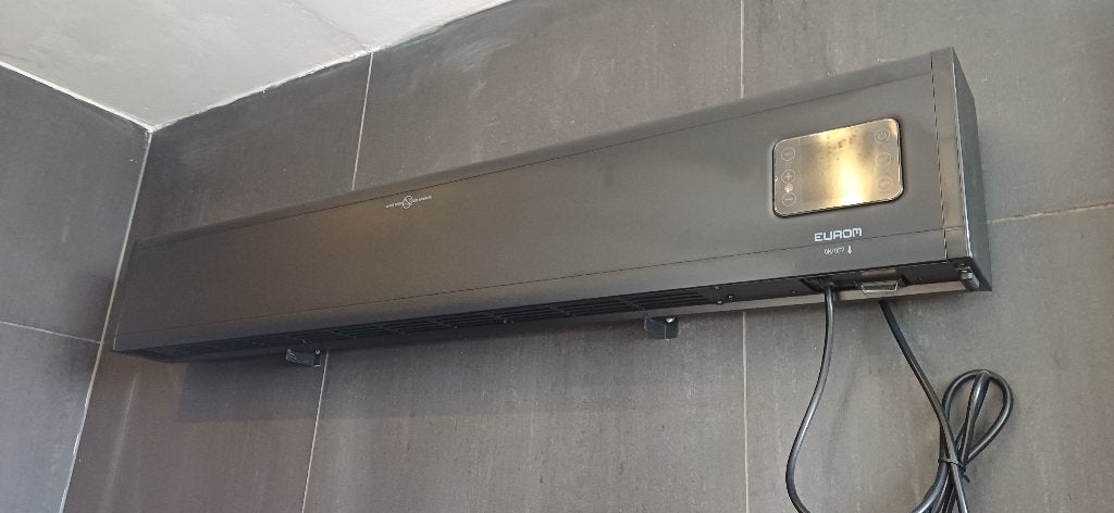 Alutherm electrische verwarming Eurom, Ophalen, 30 tot 80 cm, Kachel, Zo goed als nieuw