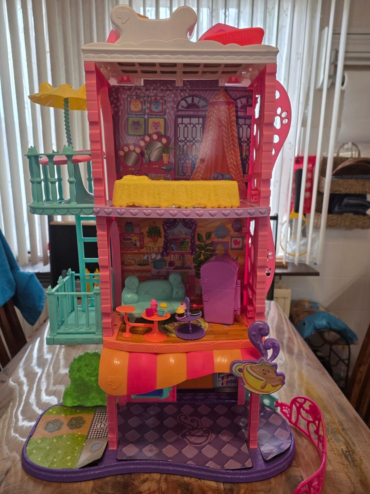 Enchantimals Poppenhuis - Compleet, Kinderen en Baby's, Speelgoed | Overig, Ophalen, Gebruikt, Jongen of Meisje