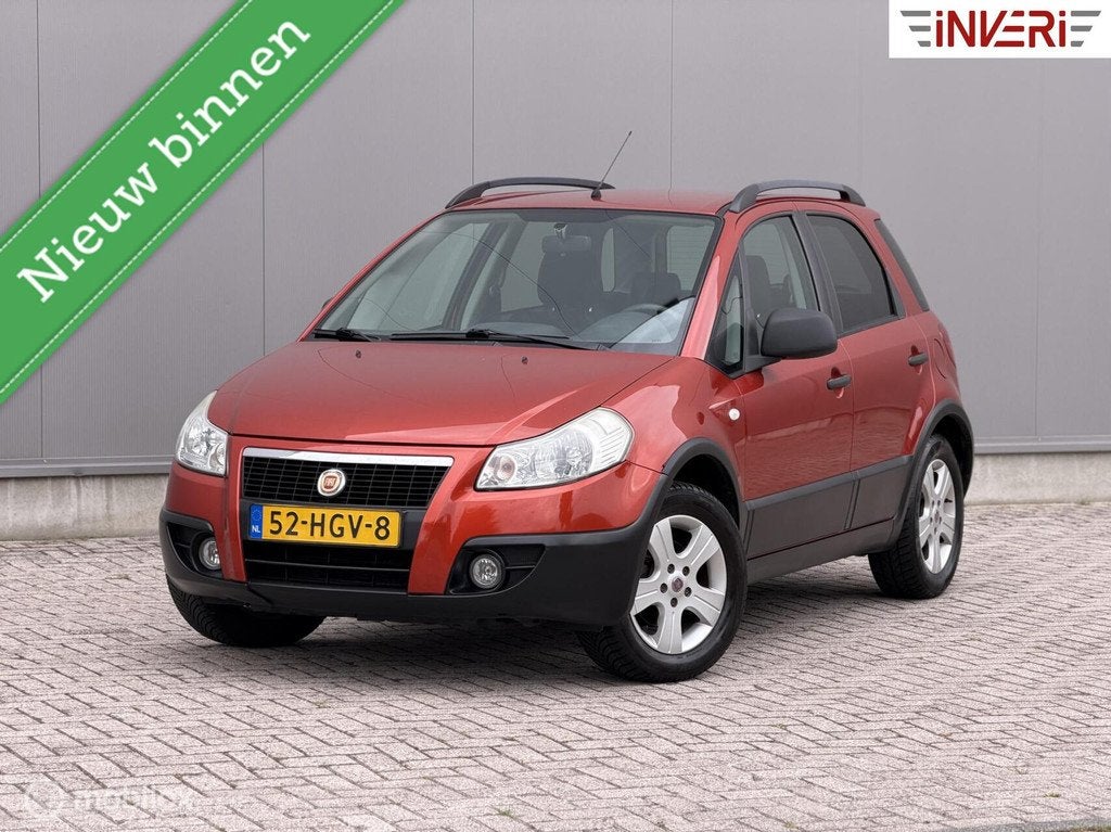 Fiat Sedici 1.6-16V | Airco | Trekhaak | Hoge Instap | Fris!, Auto's, Fiat, Voorwielaandrijving, Gebruikt, Zwart, 4 cilinders