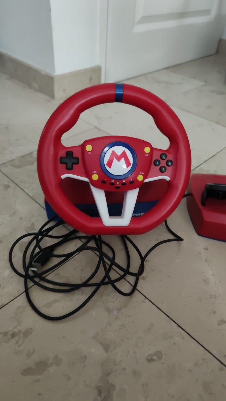 Mario Kart racestuur met pedalen voor Nintendo switch, Ophalen, Zo goed als nieuw, Met 1 controller, Met stuurtje