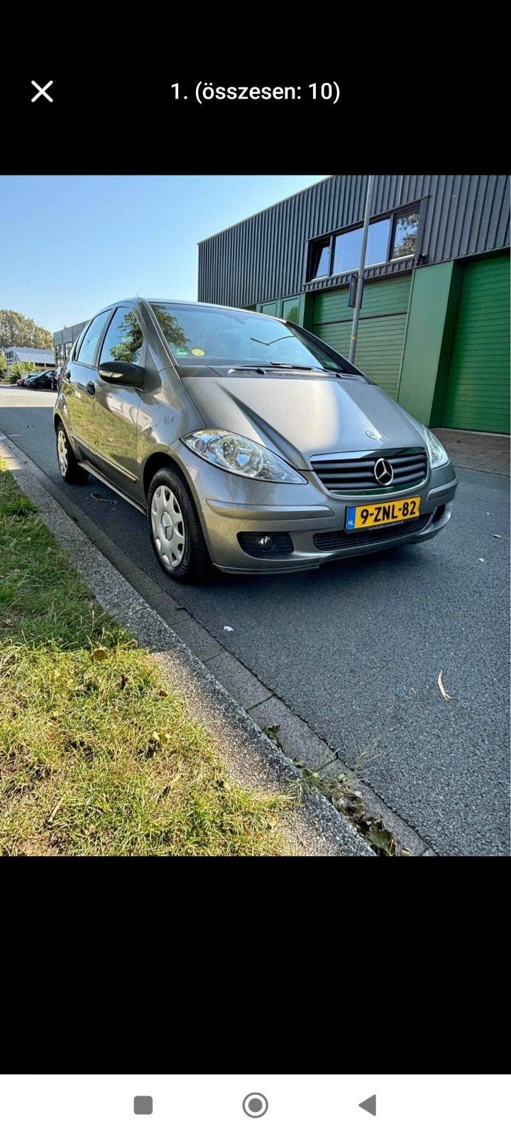 Mercedes-Benz A-Klasse 1.7 A170 5DRS 2005 Grijs, Auto's, Zwart, 4 cilinders, 400 kg, 49 €/maand