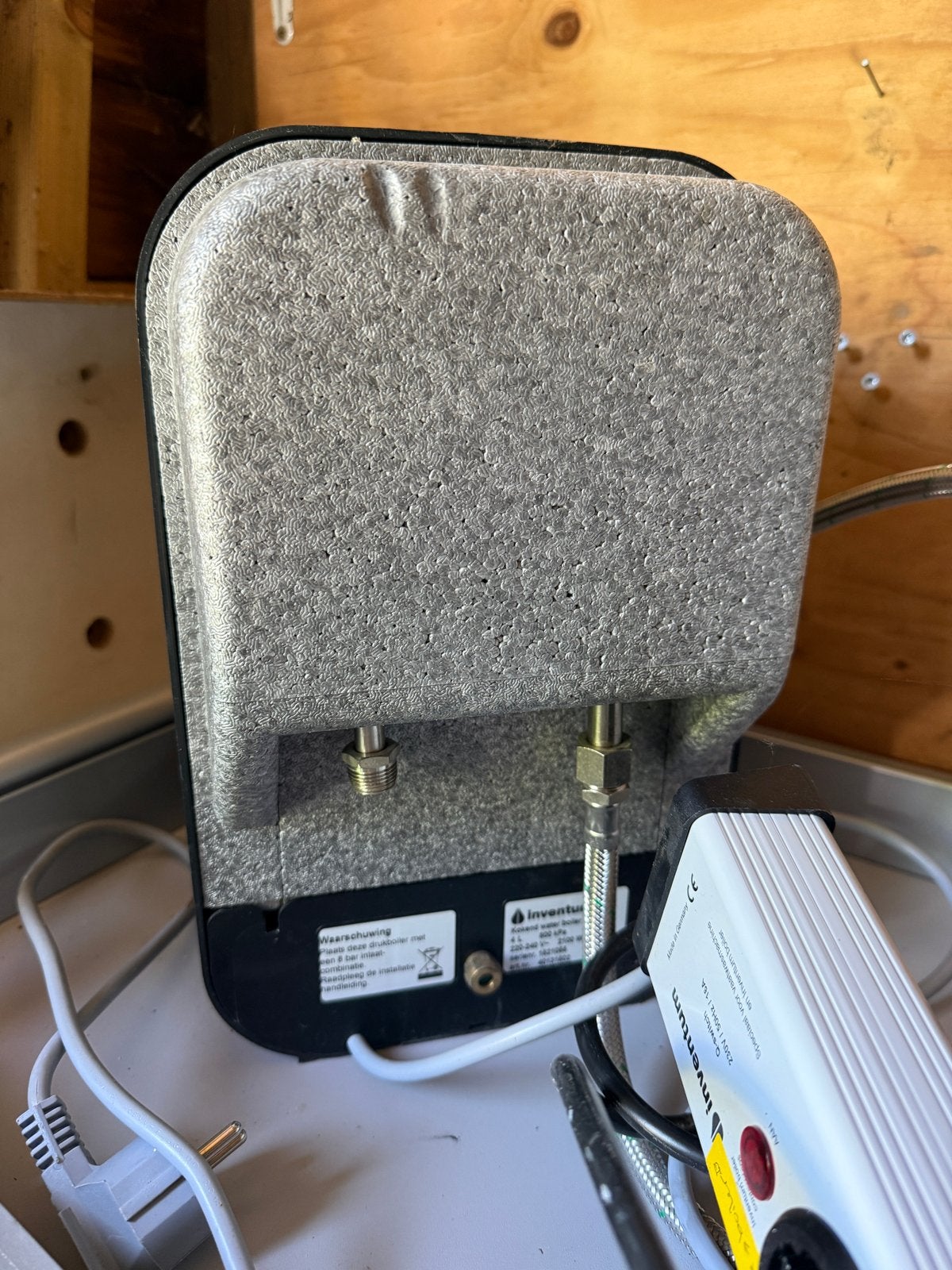 Inventum Boiler 4L 800W met Q-switch, Ophalen, Gebruikt, Aardgas, Boiler