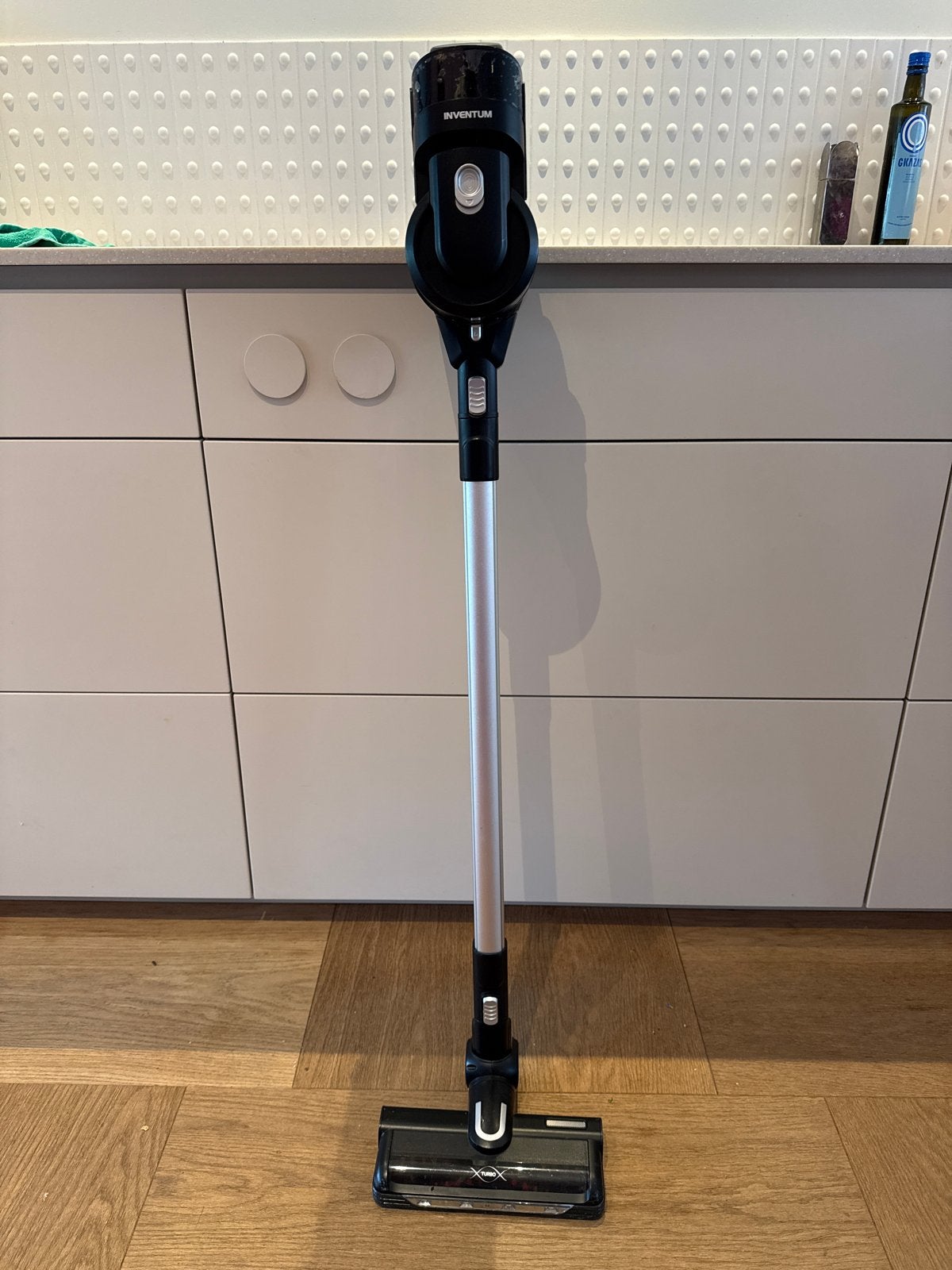Inventum Steelstofzuiger - Draadloos en Krachtig, Witgoed en Apparatuur, Overige merken, Gebruikt, Draadloos, Ophalen of Verzenden