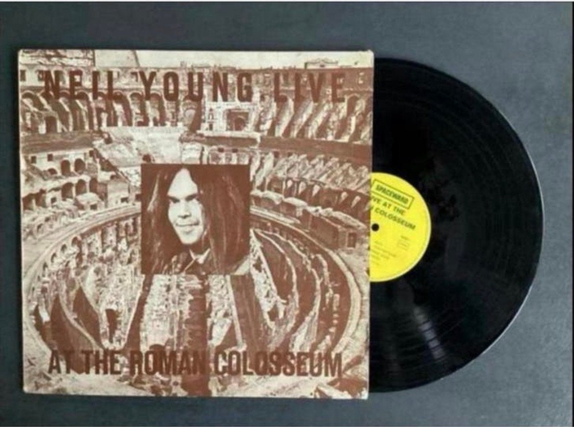 Neil Young Live At The Roman Colosseum (LP), Ophalen of Verzenden, 12 inch