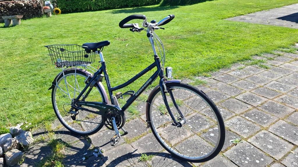 Gazelle dames tour/trekkingfiets 21 versnellingen, Ophalen, 28 inch, Gebruikt, Velgrem