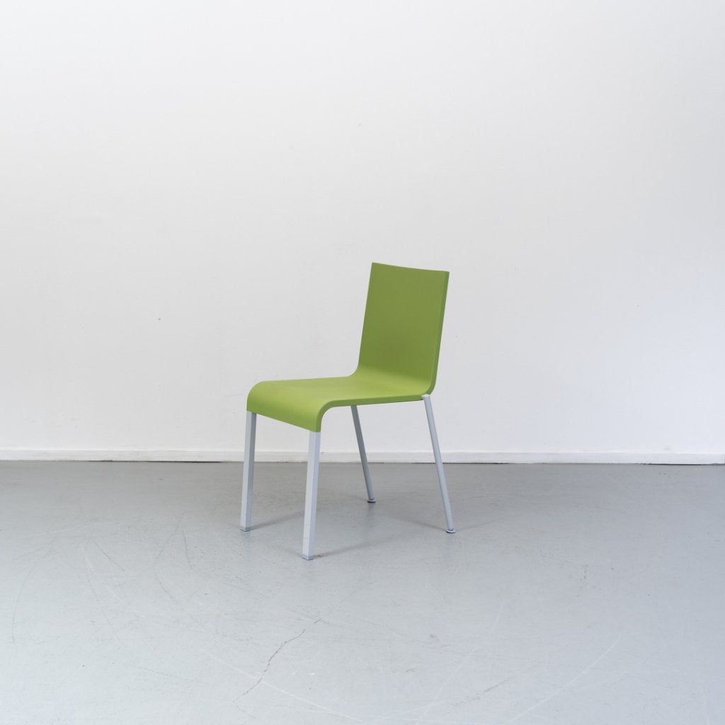 30x Vitra Maarten van Severen .03 Stoel Groen, Niet ingevuld, Gebruikt, Overige materialen, Niet ingevuld