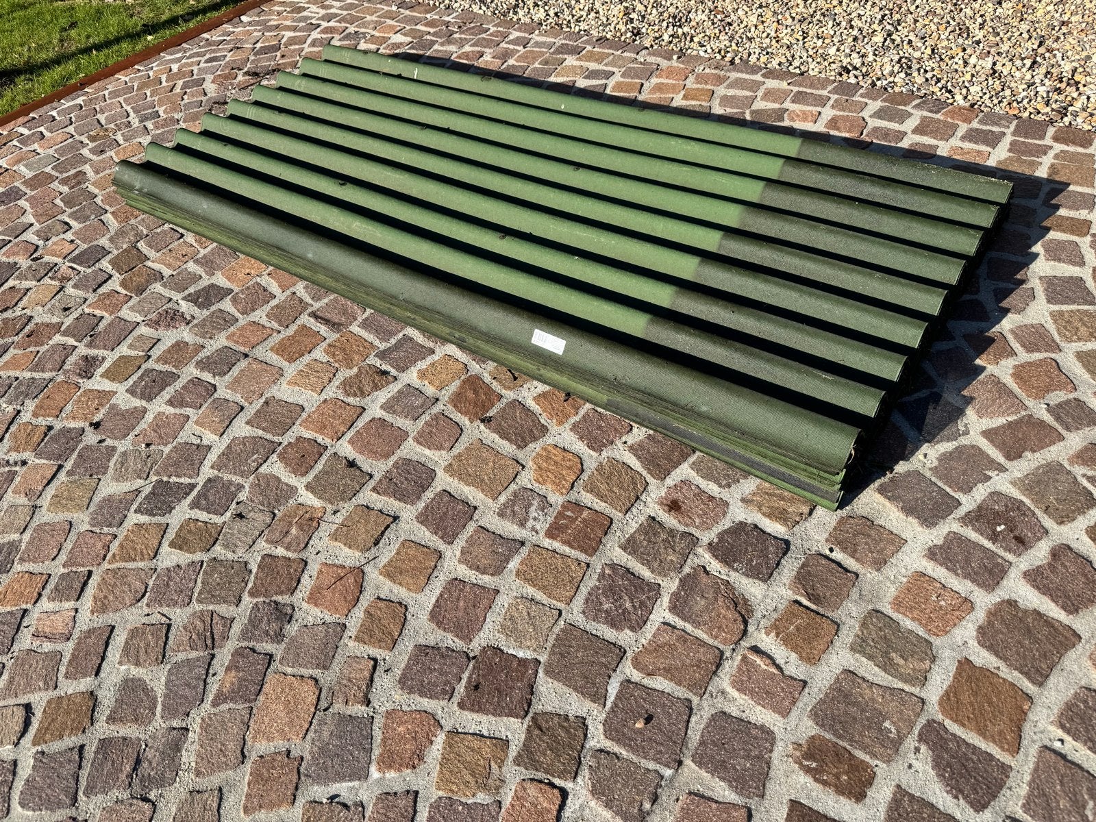 Aquaplan Topline golfplaten 2M groen 11 stuks, Ophalen, Kunststof, Gebruikt, Overige kleuren