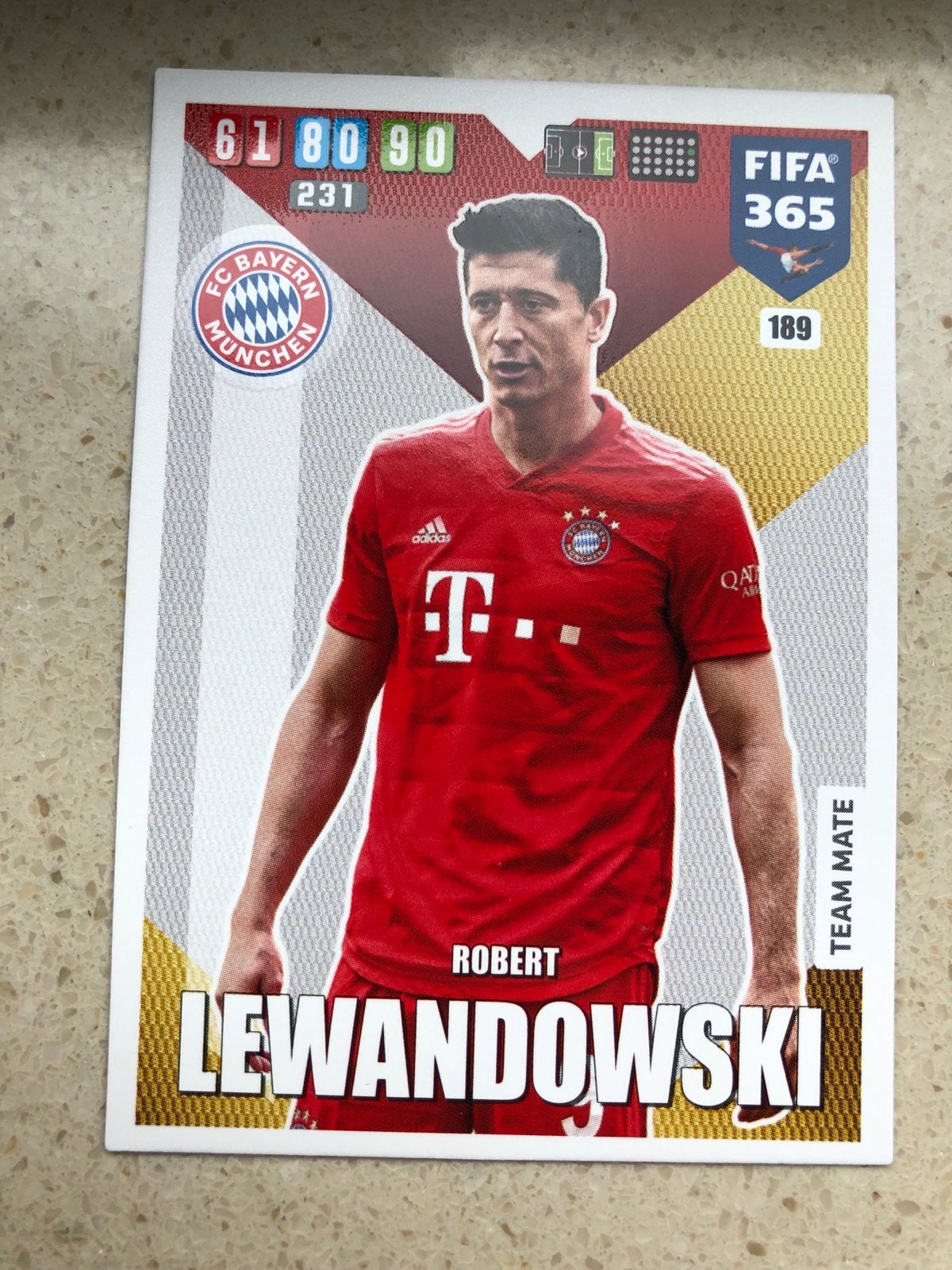 Panini & Topps voetbalplaatjes Robert Lewandowski, Verzamelen, Ophalen of Verzenden, Zo goed als nieuw, Buitenlandse clubs, Spelerskaart