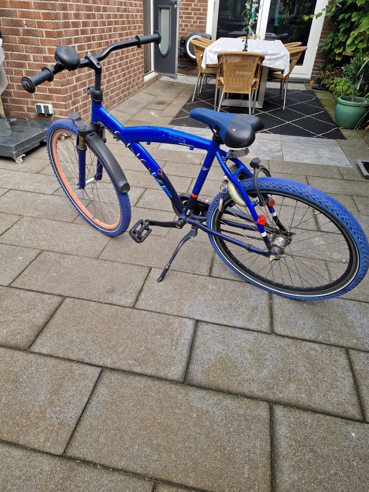 Batavus kinderfiets 26 inch - Blauw, Fietsen en Brommers, Ophalen, Terugtraprem, Gebruikt, Batavus