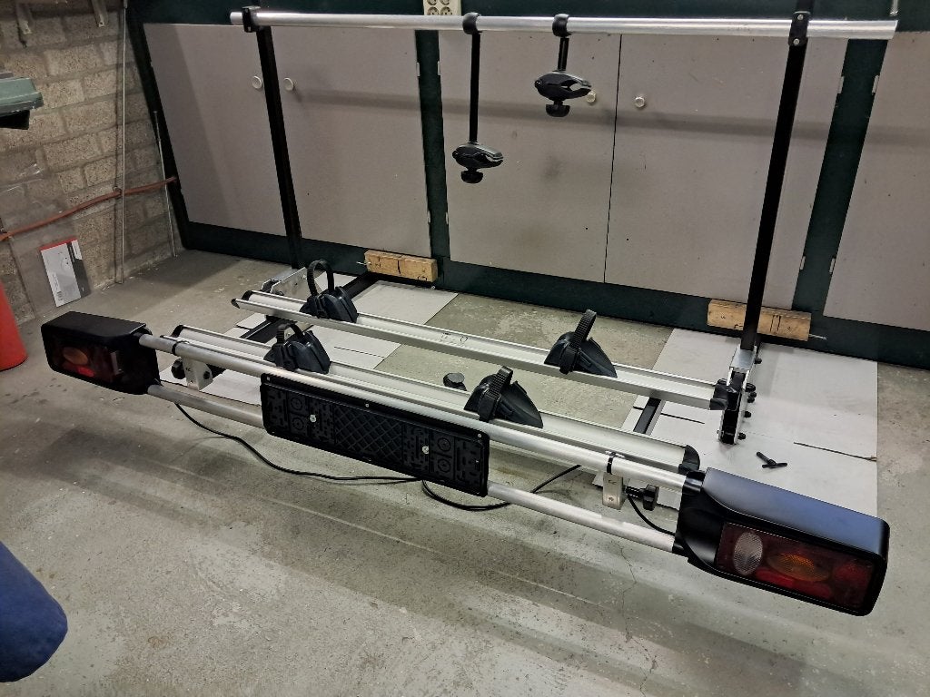 fietsendrager camper, Ophalen, Fietsendrager-accessoire, 2 fietsen, Brede banden