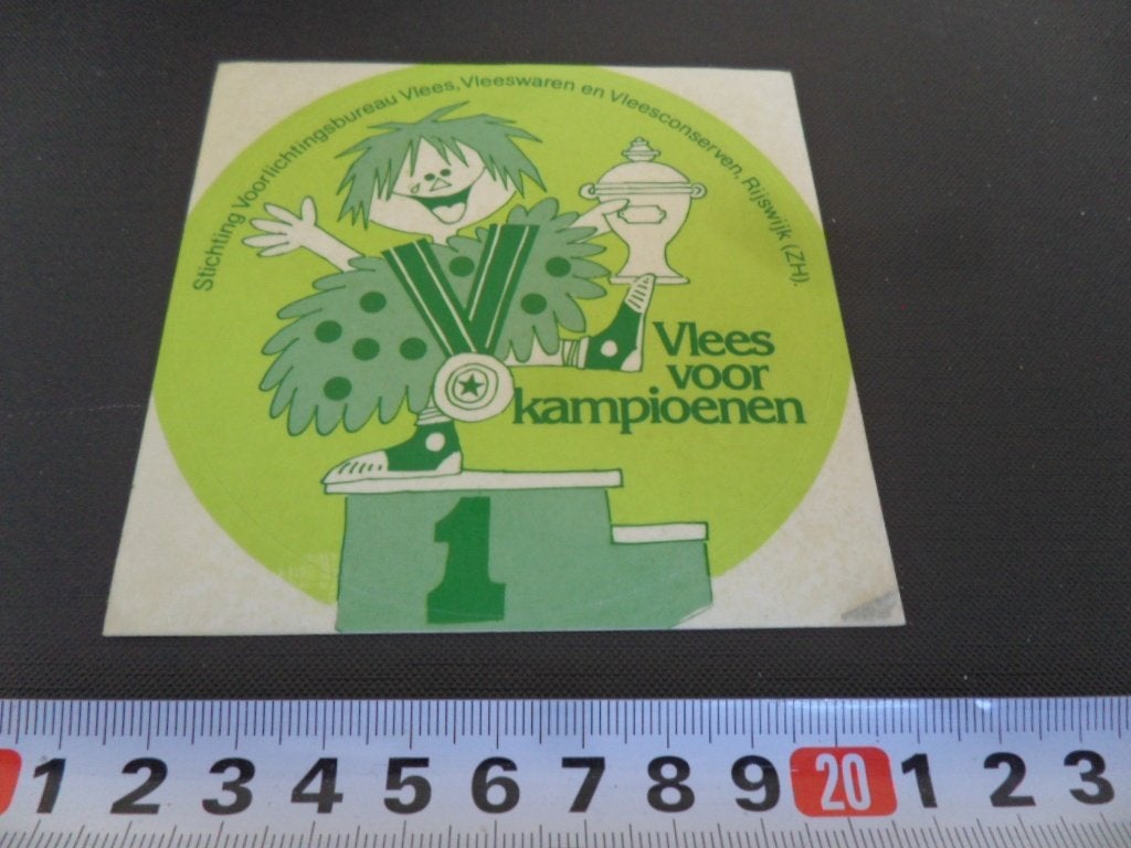 sticker Strip Vlees voor kampioenen, Ophalen, Zo goed als nieuw